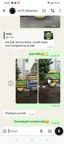 Testimonial Papan Bunga Pernikahan saketi