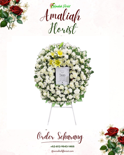 Krans Bunga Duka Cita